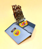 25 Pc Metric Cobalt M42 Drill Bit Set MM Drill Hog® Lifetime Warranty