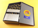 Drill Hog® 29 Pc Left Hand Super Premium HI-Moly M7 Drill Bit Set Deal!