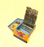 60 Pc NUMBER Drill Bit Set Wire Gauge COBALT M42 Drill Hog® Lifetime Warranty