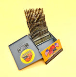 60 Pc NUMBER Drill Bit Set Wire Gauge COBALT M42 Drill Hog® Lifetime Warranty