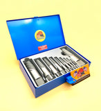 10 Pc Jumbo Screw Extractor Spiral Easy Out Set Drill Hog® Lifetime Warranty