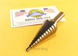 Drill Hog USA 1/8"-7/8" Step Drill Bit Reamer UNIBIT M7 Lifetime Warranty