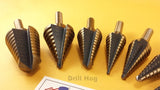 Drill Hog USA Step Drill Bit Set M7 Molybdenum Step Bit UNIBIT Lifetime Warranty