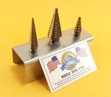 Step Drill Bit Set HI-Molybdenum M7 Step Bit UNIBIT Drill Hog Lifetime Warranty