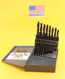 21 Pc JR Drill Bit Set index Pig Steel M60 Lifetime Warranty Drill Hog®