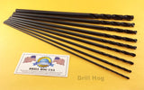 12" Aircraft Extension Drill Bit Set 12 Long M7 Lifetime Warranty 9 Pc Drill Hog