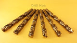 1/2" Cobalt Drill Bits M42 Drill Bit 6 Pack Lifetime Warranty Drill Hog®