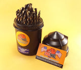 29 Pc Drill Bit Set Drill Index HI-Molybdenum M7 Lifetime Warranty Drill Hog®