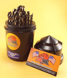 29 Pc Drill Bit Set Drill Index HI-Molybdenum M7 Lifetime Warranty Drill Hog®