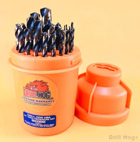 Father's Day Deal! (2) Pack of Drill Hog® 29 Pc Drill Bit Set Super Premium HI-Molybdenum M7+ (2) Drill Gauges