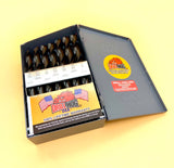 Drill Hog® 29 Pc Drill Bit Set Pig Steel M60 1/16"-1/2" Lifetime Warranty