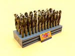 Mother Load 33 Piece Cobalt M42 Silver & Deming Drill Bit Set 1/2" to 1" Drill Hog® Lifetime Warranty!