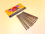 7/64" Cobalt Drill Bits M42 7/64 Drill Bit Drill Hog® Lifetime Warranty 12 Pack