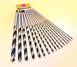 12" Long Brad Point Drill Bit Set HI-Molybdenum M7 Drill Hog® Lifetime Warranty