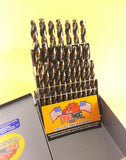 Drill Hog 26 Pc LETTER Drill Bits Set A-Z HI-MOLYBDENUM M7 Lifetime Warranty