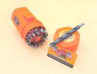 29 Pc Super Premium Cobalt M42+ Turbo Tip Drill Bit Set Drill Hog®