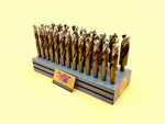 Drill Hog® 33 Pc Silver & Deming Drill Bit Set Cobalt M42 1/2" to 1" Lifetime Warranty