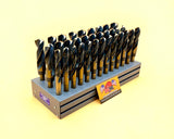 33 Piece Silver & Deming Drill Bit Set 1/2" to 1" Drill Hog® Lifetime Warranty!