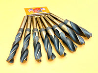 Drill Hog USA Silver & Deming Drill Bits 9/16" to 1" Jumbo Set Lifetime Warranty