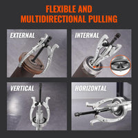 Drill Hog® 4 Piece Gear Puller Set Lifetime Warranty