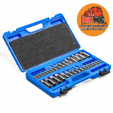 Drill Hog® Hex Bit Socket Set Standard and Metric Lifetime Warranty