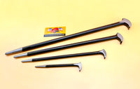 4 Pc Rolling Head Pry Bar Set Drill Hog® Lifetime Warranty