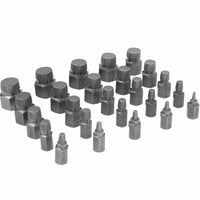 Drill Hog® Spline Drive Screw Extractor Set 25 Pieces Lifetime Warranty