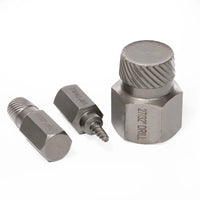 Drill Hog® Spline Drive Screw Extractor Set 25 Pieces Lifetime Warranty