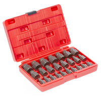 Drill Hog® Spline Drive Screw Extractor Set 25 Pieces Lifetime Warranty