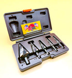 5 Pc Cobalt M42 ALTIN Step Bit Set Drill Hog® Lifetime Warranty