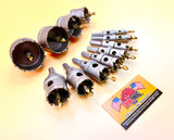 Drill Hog® Carbide Tipped Hole Cutter Set 12 Pieces Lifetime Warranty