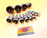 Drill Hog® Carbide Tipped Hole Cutter Set 12 Pieces Lifetime Warranty