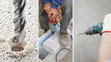 Drill Hog® Masonry Drill Bit and Chisel Set