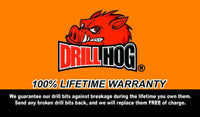 Drill Hog Step Drill Bit 1/4-1-3/8" Molybdenum M7 UNIBIT 2 Pc Lifetime Warranty