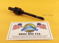 Drill Hog Hole Saw Arbor Holesaw Mandrel Adapter Chuck for 9/16~1-1/8 Hole Saws