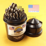 Drill Hog 29 Pc Drill Bit Set Niobium 1/16"-1/2" Lifetime Warranty MADE IN USA