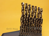 Drill Hog USA 29 Pc Cobalt M42 Drill Bit Set Index Drills 100% Lifetime Warranty