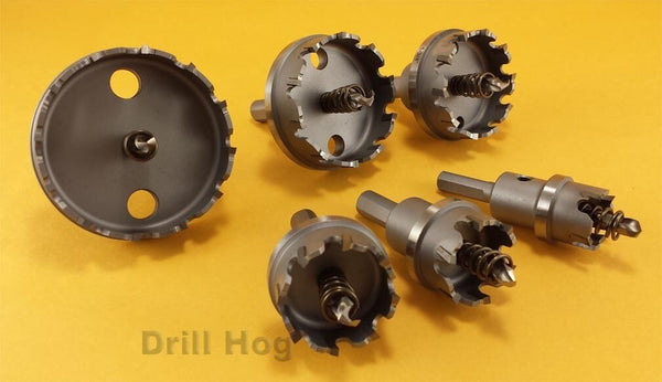 Drill Hog Carbide HoleSaw Hole Cutter TcT Metal Hole Saw Forstner Bit Tungsten
