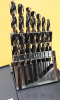 15 Pc Molybdenum M7 Drill Bit Set HI-MOLY Drills M-7 Bits Lifetime Warranty