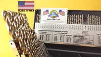 Drill Hog USA 115 Pc Drill Bit Set Letter Number Niobium Nb41  Lifetime Warranty