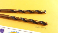 1/8" Drill Bit 1/8" HI-Molybdenum M7 HSS Twist 2 Pk Drill Hog Lifetime Warranty