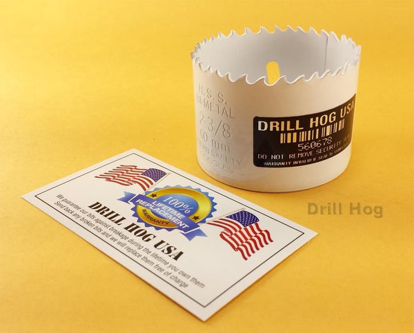 Drill Hog 1-1/16 Hole Saw Bi-Metal 1-1/16" Cutter Moly-M7 Lifetime Warranty USA