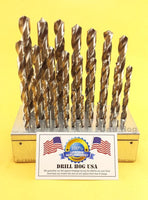 29 Pc Drill Bit Set 1/16"-1/2" Niobium Drill Index Lifetime Warranty MADE IN USA