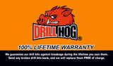 Drill Hog USA #16 Drill Bit Number Bit #16 MOLY M7 Lifetime Warranty 12 Pack