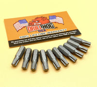 T-40 Torx Bit Hi-Molybdenum Super M7+ Drill Hog® 10 Pack